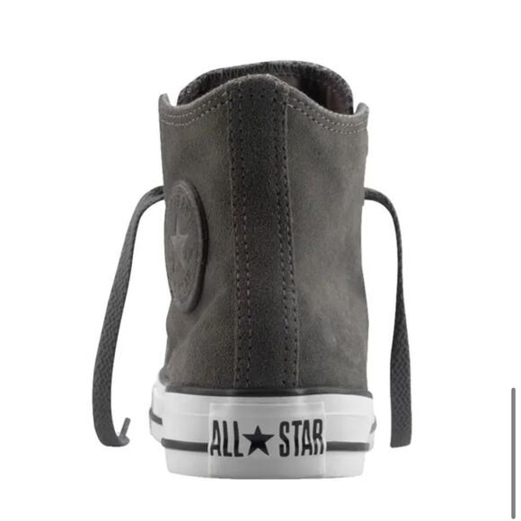 NWT Converse All Stars Gray Suede with Matching Gray Laces Unisex Women’s Size 6 - Picture 2 of 15